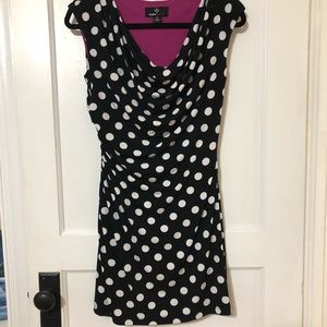 Mini polka dot dress